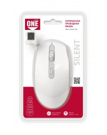 Мышь Smart Buy  280 AG-WG           (Nano,1600dpi,Optical) White-Grey Беспр..