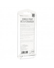 Сетевое Зарядное Устройство 220V- 1*USB выход Hoco C 72Q 3.0A White QC .. Сетевое Зарядное Устройство 220V- 1*USB выход Hoco C 72Q 3.0A White QC ..