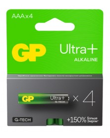 Батарейка GP ULTRA PLUS G-tech LR03 Alkaline 1,5 V ( 4BL)(40)(32.. Батарейка GP ULTRA PLUS G-tech LR03 Alkaline 1,5 V ( 4BL)(40)(32..