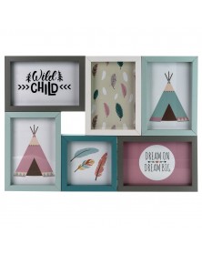 Мультирамка на   6 фото   BB-164039    Цветная  1 -10*10 и 5 -10*15     (12..