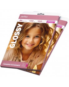 Фотобумага Perfeo A4 130г/м2 Односторонняя Глянцевая .. Фотобумага Perfeo A4 130г/м2 Односторонняя Глянцевая ..