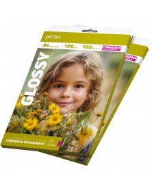 Фотобумага Perfeo      A4      190г/м2 Односторонняя Глянцевая             ..