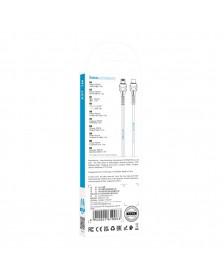 Кабель  Type C - 8-pin Hoco X  37 1.0 m,3.0A, White, коробочка PD 27W..