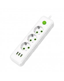 Удлинитель Amper (JH-1031U-2W) 2.0 м 3 розетки (30) White 10A .. Удлинитель Amper (JH-1031U-2W) 2.0 м 3 розетки (30) White 10A ..