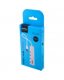 Type-C USB-концентратор Perfeo (PF-H039 White) 4 порта (PF_D0788).. Type-C USB-концентратор Perfeo (PF-H039 White) 4 порта (PF_D0788)..