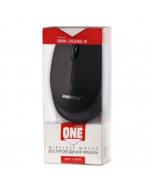 Мышь Smart Buy 202 AG-K (Nano,1200dpi,Optical) Black Беспров.. Мышь Smart Buy 202 AG-K (Nano,1200dpi,Optical) Black Беспров..