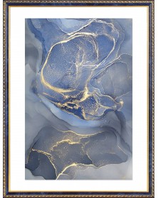 Ф/Рамка PLATINUM пласт.15*21   КАМЕЯ- Бирюза    (26)