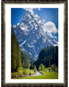 Ф/Рамка PLATINUM пласт.15*21   ВИНТАЖ- Коричневый     (22)