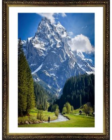 Ф/Рамка PLATINUM пласт.15*21   ВИНТАЖ- Карельская берёза    (22)