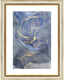 Ф/Рамка PLATINUM пласт.15*21   Муза - Бежевый Кракелюр    (24)