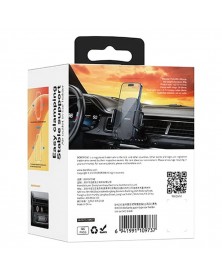 Автодержатель Borofone BH108 Adelante для смартфона, на воздуховод, пластик.. Автодержатель Borofone BH108 Adelante для смартфона, на воздуховод, пластик..