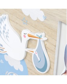 Ф/Рамка из Дерева ZEP VG422B EOLO BLUE 10*15 Детская, голубой аист 44738 .. Ф/Рамка из Дерева ZEP VG422B EOLO BLUE 10*15 Детская, голубой аист 44738 ..