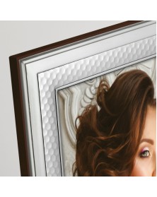 Ф/Рамка ZEP B12146 TREVI 10*15 металлическая покрыта наносеребром 985 про.. Ф/Рамка ZEP B12146 TREVI 10*15 металлическая покрыта наносеребром 985 про..