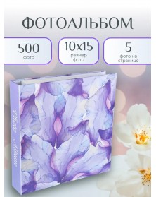 Ф/Альбом  Pioneer  (134593)  500 ф  10*15см, ПП карм, пер-т 3-кольца, Цветы..
