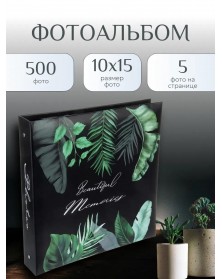 Ф/Альбом  Pioneer  (134815)  500 ф  10*15см, ПП карм, пер-т 3-кольца, Цветы..