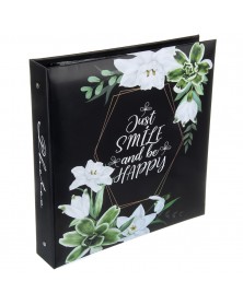 Ф/Альбом  Pioneer  (134816)  500 ф  10*15см, ПП карм, пер-т 3-кольца, Цветы..