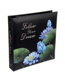 Ф/Альбом  Pioneer  (134817)  500 ф  10*15см, ПП карм, пер-т 3-кольца, Цветы..