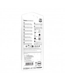 Сетевое Зарядное Устройство 220V- 2*USB выхода  Hoco C141A  2.1A Black..