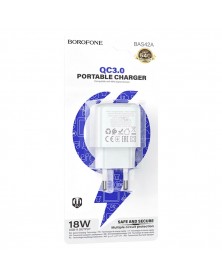 Сетевое Зарядное Устройство 220V- 1*USB выход   Borofone BAS42A  2.1A White..