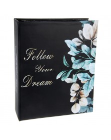 Ф/Альбом  Pioneer  (134798) 304 фото, 2 ф.на стр. Черные страницы,  Цветы  ..