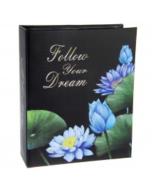 Ф/Альбом  Pioneer  (134801) 304 фото, 2 ф.на стр. Черные страницы,  Цветы  ..