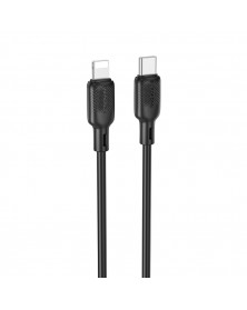 Кабель Type C - 8-pin Borofone BX113 1.0 m,3.0A, Black, коробочка Силикон,.. Кабель Type C - 8-pin Borofone BX113 1.0 m,3.0A, Black, коробочка Силикон,..