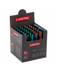 Нож строительный SmartBuy (SBT-KNB-9P1) 9 мм, пластиковый.. Нож строительный SmartBuy (SBT-KNB-9P1) 9 мм, пластиковый..