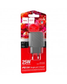 Сетевое Зарядное Устройство 220V- 1*Type-C выход   Hoco CS  24A  3.0A Black..