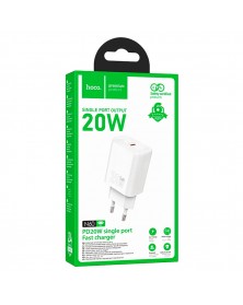 Сетевое Зарядное Устройство 220V- 1*Type-C выход   Hoco N  60  3.0A White, ..