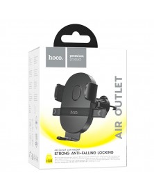 Автодержатель HOCO H   18 Mighty для смартфона, воздуховод, пластик, Black..