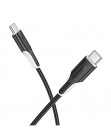 Кабель  Type-C - Type-C Borofone BX119 1.0 m,3.0A, Black, коробочка Пластик..