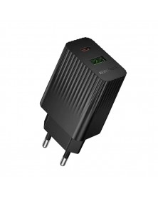 Сетевое Зарядное Устройство 220V- 1*Type-C выход + 1*USB  Borofone BAS76A  ..
