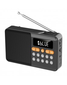 Радиоприемник-миниспикер Perfeo Турист                  BT, FM, MP3 USB,mic..