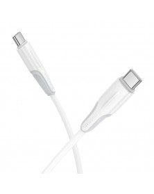 Кабель  Type-C - Type-C Borofone BX119 1.0 m,3.0A, White, коробочка Пластик..