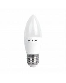 Лампа светодиодная KRONUS (LED) C37- 12W-6000K E27 Холодный Дневной свет (.. Лампа светодиодная KRONUS (LED) C37- 12W-6000K E27 Холодный Дневной свет (..