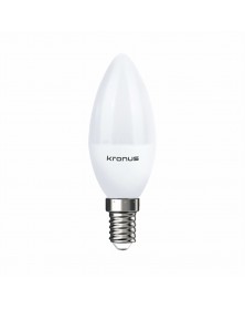 Лампа светодиодная KRONUS (LED) C37- 9,5W-6000K E14 Холодный Дневной свет (.. Лампа светодиодная KRONUS (LED) C37- 9,5W-6000K E14 Холодный Дневной свет (..