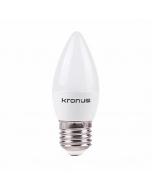 Лампа светодиодная KRONUS (LED) C37- 9,5W-6000K E27 Холодный Дневной свет (.. Лампа светодиодная KRONUS (LED) C37- 9,5W-6000K E27 Холодный Дневной свет (..