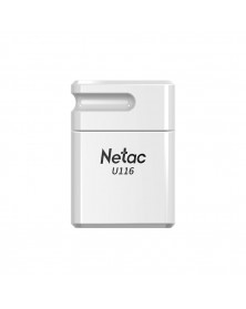 USB Флеш-Драйв    8Gb  Netac U 116 Mini White (25)..
