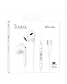 Гарнитура Hoco M101 Max Crystal      (Внутриканальная)  (10) White  ДУ Регу..