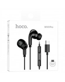 Гарнитура Hoco M101 Pro Crystal      (Внутриканальная)  (10) Black  ДУ Регу..