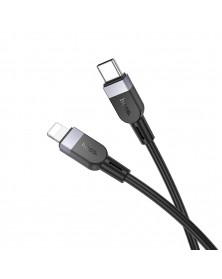 Кабель Type C - 8-pin Hoco X109 1.0 m,3.0A, Black, коробочка Силикон PD 27.. Кабель Type C - 8-pin Hoco X109 1.0 m,3.0A, Black, коробочка Силикон PD 27..