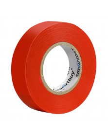 Изолента Smartbuy (SBE-IT-15-10-r) 0,13х15мм, 10 метров Красная..