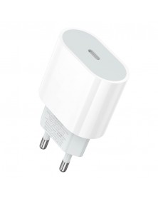 Сетевое Зарядное Устройство 220V- 1*Type-C выход Borofone BA100A 3.0A Wh.. Сетевое Зарядное Устройство 220V- 1*Type-C выход Borofone BA100A 3.0A Wh..