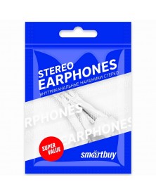Гарнитура SmartBuy SBH   202           (Внутриканальная)  (40) Стерео S6 Wh..