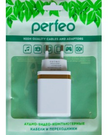 Сетевое Зарядное Устройство 220V- 2*USB выхода Perfeo (I4658) 2.1A,White.. Сетевое Зарядное Устройство 220V- 2*USB выхода Perfeo (I4658) 2.1A,White..