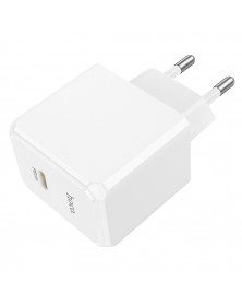 Сетевое Зарядное Устройство 220V- 1*Type-C выход Hoco CS 13A 3.0A White.. Сетевое Зарядное Устройство 220V- 1*Type-C выход Hoco CS 13A 3.0A White..