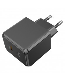 Сетевое Зарядное Устройство 220V- 1*Type-C выход Hoco CS 13A 3.0A Black.. Сетевое Зарядное Устройство 220V- 1*Type-C выход Hoco CS 13A 3.0A Black..