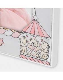 Ф/Рамка ZEP B22746P  FEDERICO PINK  10*15  металлическая покрыта наносеребр..