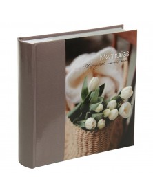 Ф/Альбом  Pioneer  (136933)  200 ф  книжный переплет, Memo, Цветы (12)  ..