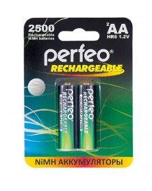 Аккумулятор PERFEO R6 AA BL2 NI-MH 2500mAh 1.2v (2/20).. Аккумулятор PERFEO R6 AA BL2 NI-MH 2500mAh 1.2v (2/20)..